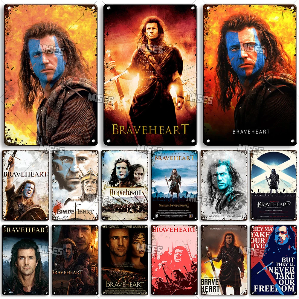 Home Cinema Logo - MISES film classique américain Braveheart Plaque