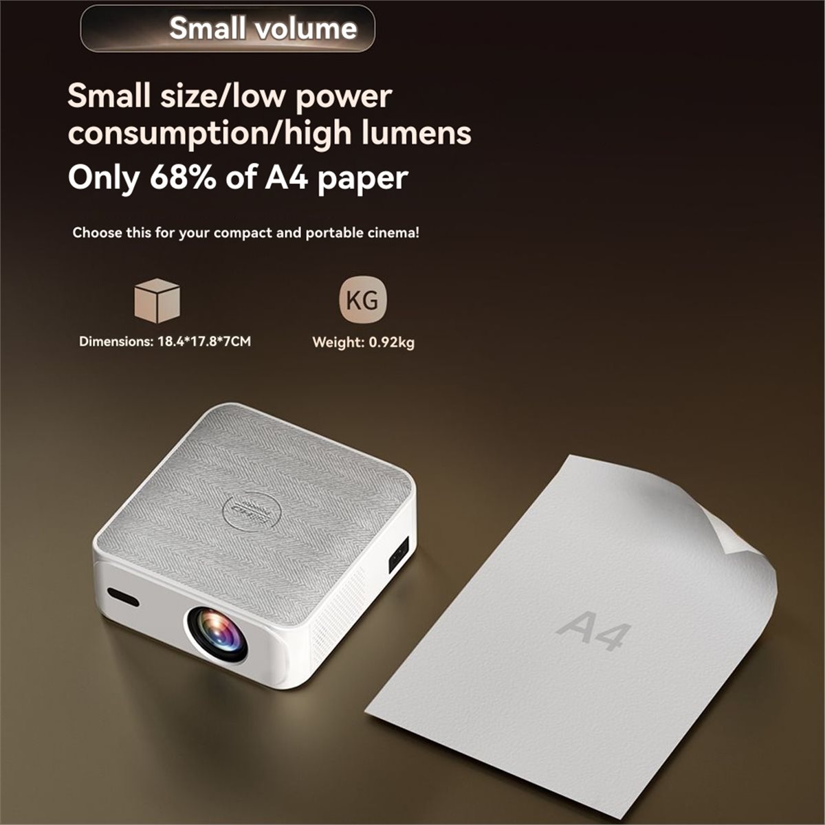 Home Cinema Uk - Projecteur intelligent Android WiFi AS62 T30,