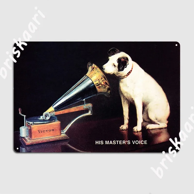 Home Cinema Logo - Plaque en métal Rca Victor His