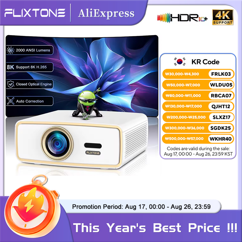 Home Cinema Setup - Flixtone E900 MINI Projecteur Portable Full