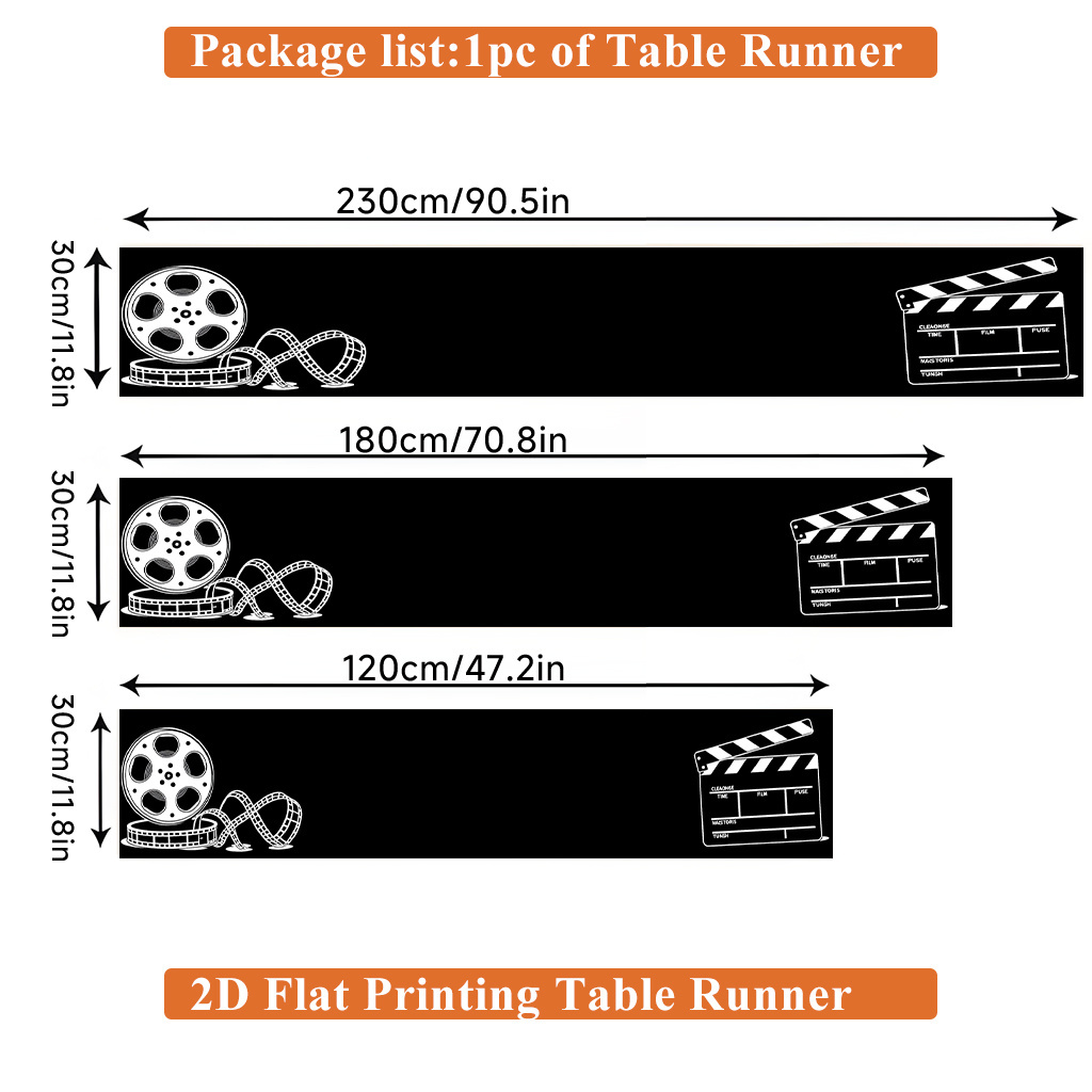 Nappe de table imprimée motif  - Home Cinema Restaurant avis et prix