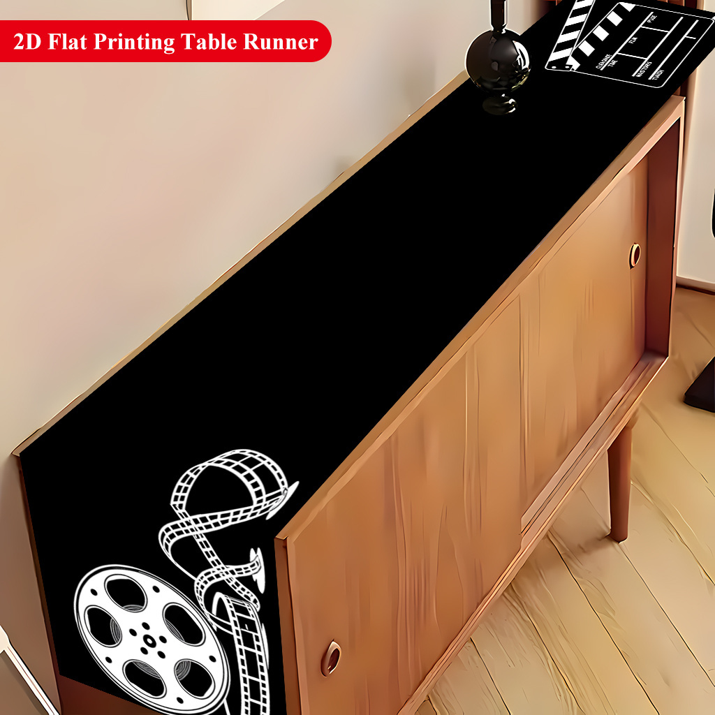 Nappe de table imprimée motif  - Home Cinema Restaurant avis et prix