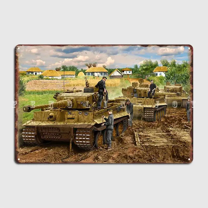 Plaque en métal Panzer Tiger S - Home Cinema Logo avis et prix