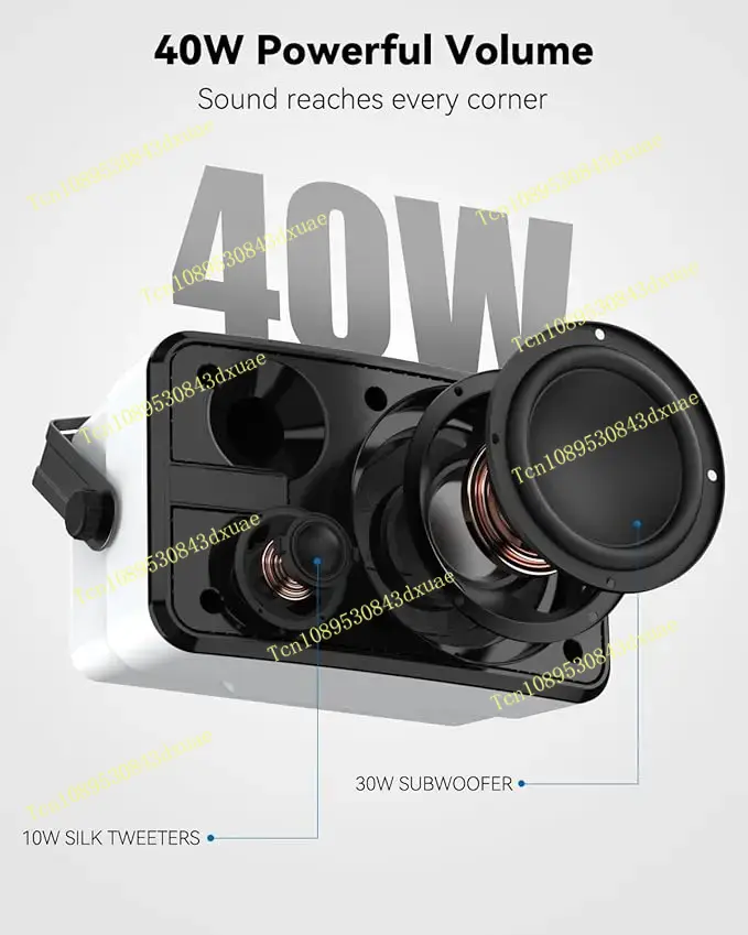 Enceintes Bluetooth d'extérieu - Wall Mount Speaker avis et prix